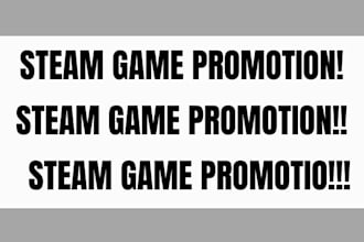 do steam game promotion , game view
