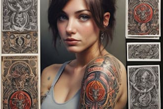 do realistic tattoo design