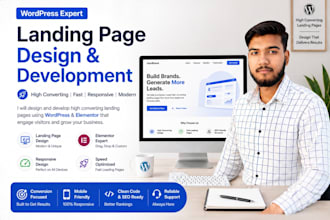 create a high converting wordpress landing page that generate leads