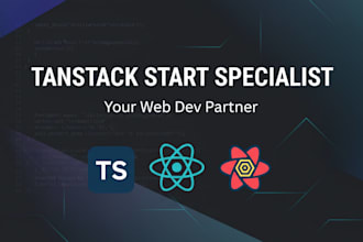build a modern full stack app using tanstack start and typescript