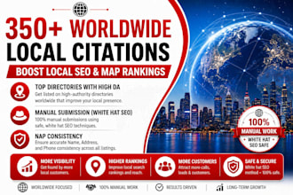create SEO local citations and business listings