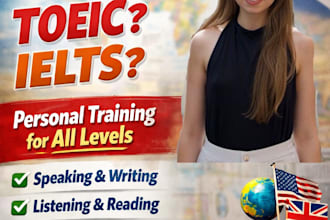 help you get a high score in toefl, toeic and ielts exams