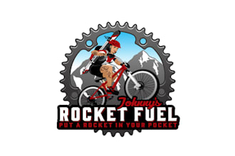 do fantastic badass logo for a spicy kickass athletic energy