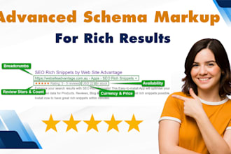 add schema markup and structured data for rich results and better visibility