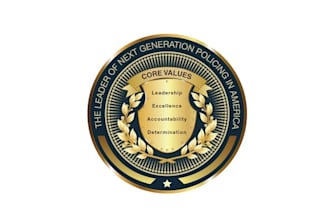 make a coin face logo for peel institute of applied policing