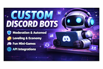 create professional custom discord bot