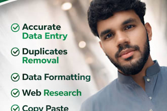 data entry and data clean
