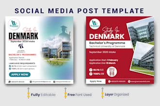 design unique facebook poster, banner, flyer, ads poster
