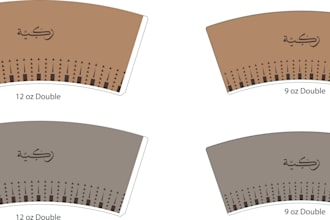 design professional paper cup and product packaging