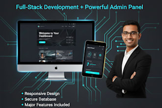 develop your custom web app and design your database system