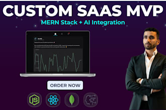develop your ai integrated saas mvp or custom website