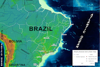 thematic, urban and locator maps for sale