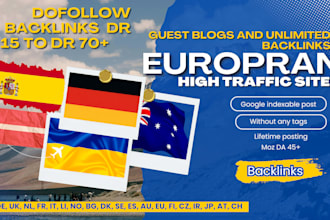 do contextual backlinks for UK, germany, france, spain, italy websites