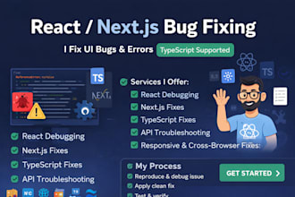 fix react and nextjs errors, UI bugs and typescript issues