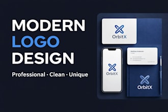 design a modern minimalist logo for startups