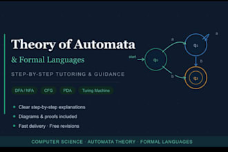 teach you automata theory, finite state machines, and formal language