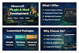 code professional minecraft plugins or mods