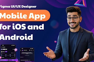 design modern mobile application UI design