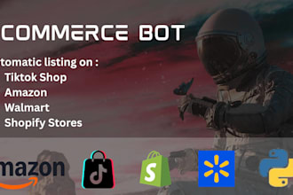 automate listing dropshipping products tiktok,walmart,amazon,shopify