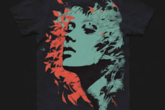 do t shirt design typography and custom t shirt graphic tee