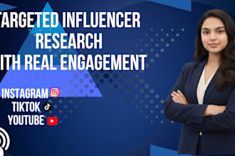 research targeted influencers in any niche