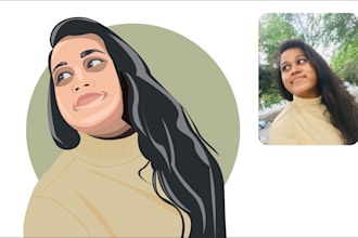 create realistic vector cartoons