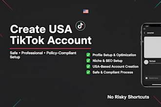 create usa tiktok account, usa facebook usa instagram, instagram usa account
