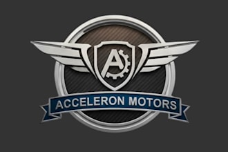do car racing and automotive logo