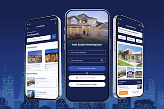 build real estate marketplace app, buy property app, house finder app, rent app