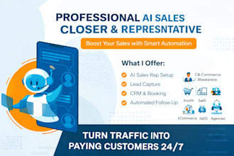 integrate b2b ai sales closer b2c ai sales representative to your websites