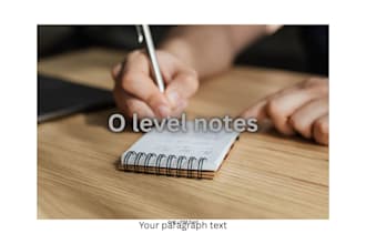 create organized business notes for gce o level