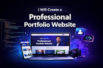 create a professional portfolio or personal website