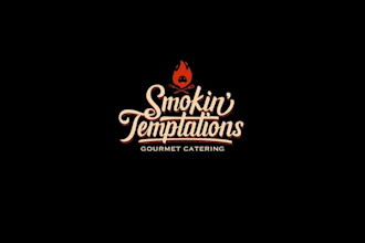 design backyard bbq rebrand lux brand logo