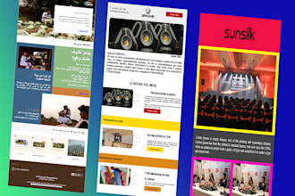 responsive HTML email template for email marketing