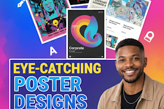 design professional business cards and posters