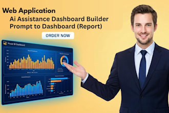 develop ai assistance dashboard and report builder
