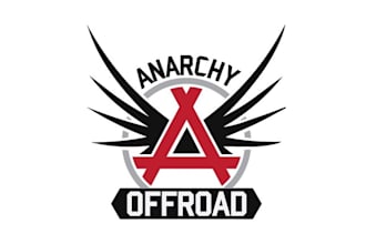 create attractive automotive logo for anarchy offroad brand