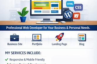 design and develop a modern SEO friendly website