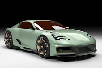create 3d car for animation,mid poly vehicle,roblox game asset and ugc,3d riggin