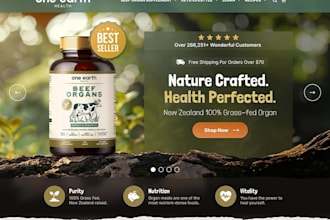 design health supplement shop, supplement website, supplement shopify store