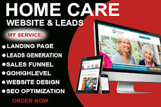 home care website home care healthcare website home care logo home care leads