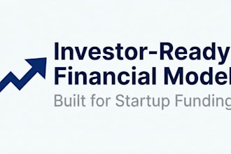 build an investor ready financial model and projections for startups