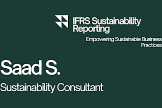 conduct ifrs sustainability disclosure gap assessment and assist in esg reports