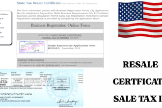get your seller permit, sales tax id, and resale certificate in any US state