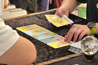 read tarot cards to give clarity and direction