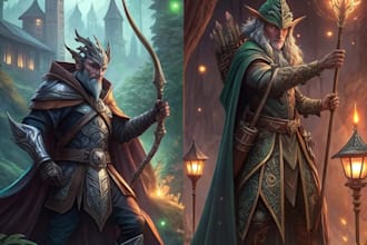 dnd character art and dnd character art