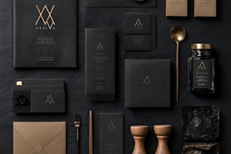 design a luxury brand identity for fashion and beauty brands