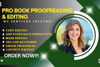 professionally proofread, edit, and improve your writing