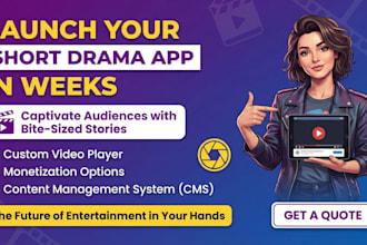 build micro drama, mini drama app, short drama app like reelshort or dramabox