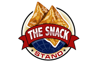do a professional modern snack logo